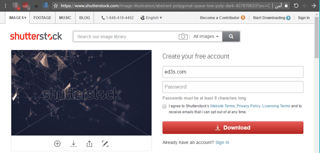 كيفية تنزيل الصور من Shutterstock بدون علامة مائية ومجانًا