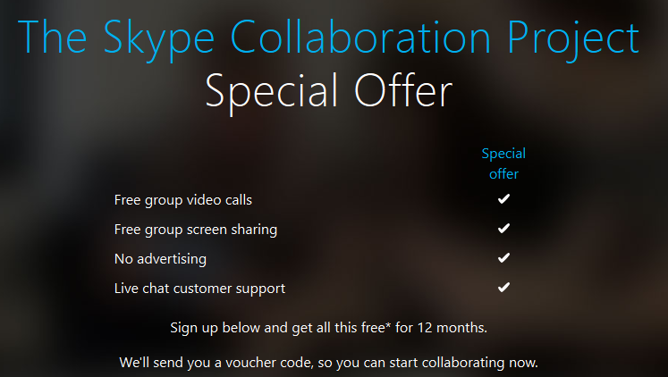 Skype Premium لمدة عام مجاناً هدية من مايكروسوفت