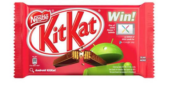 كيت كات KitKat الاسم المقرر للاندرويد 4.4 القادم