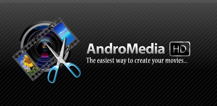 تطبيق Andromedia Video Editor لدمج الصور والفيديو