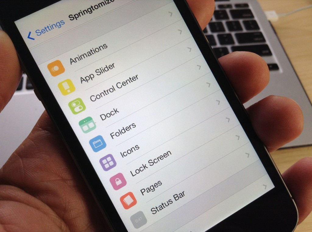 اداة Springtomize 3 iOS7 الشاملة كل شئ في اداة واحدة