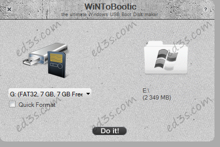 WinToBootic طريقة تثبيت ويندوز عن طريق الفلاش USB